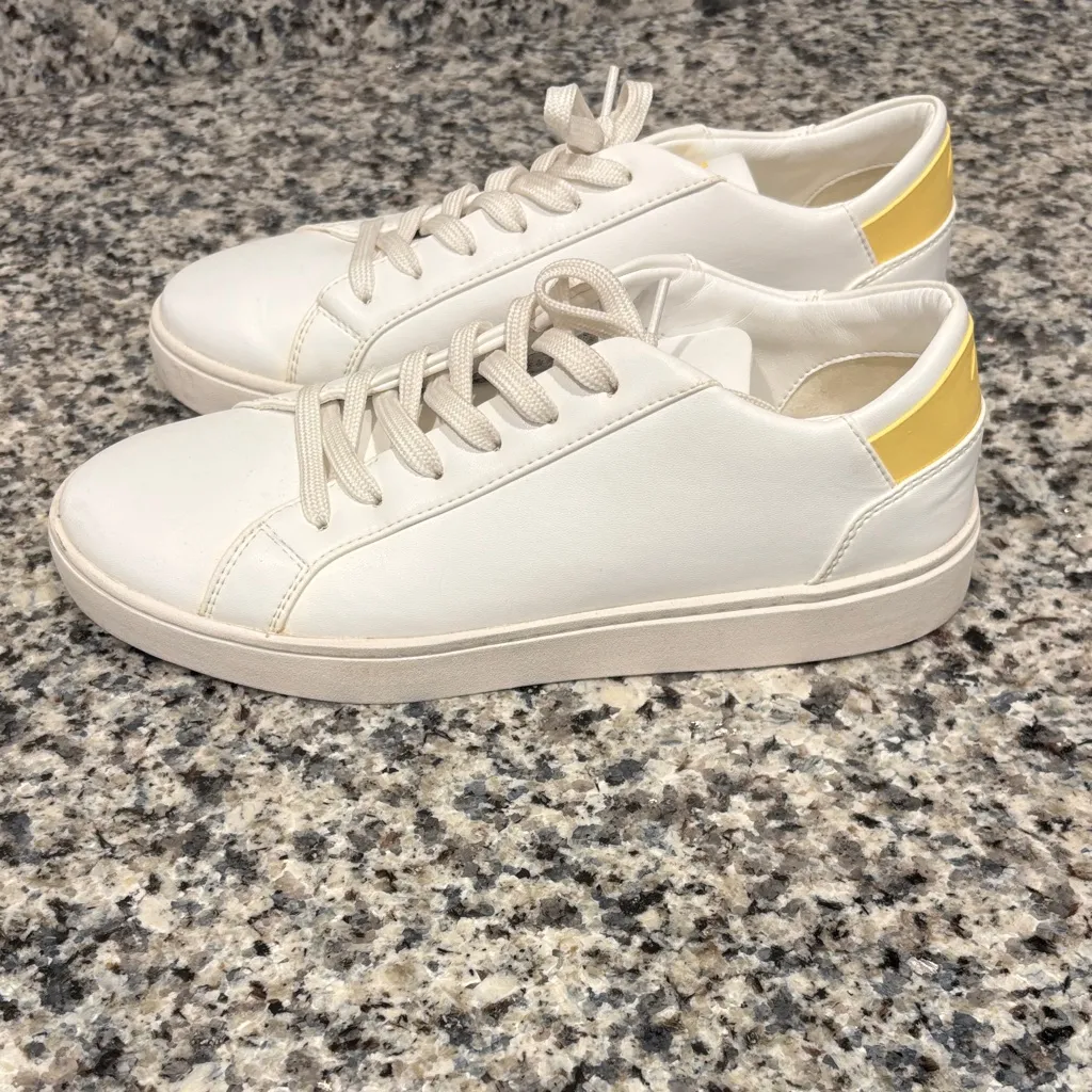 Thousand Fell White Leather Sneakers Size 8 - Image 2