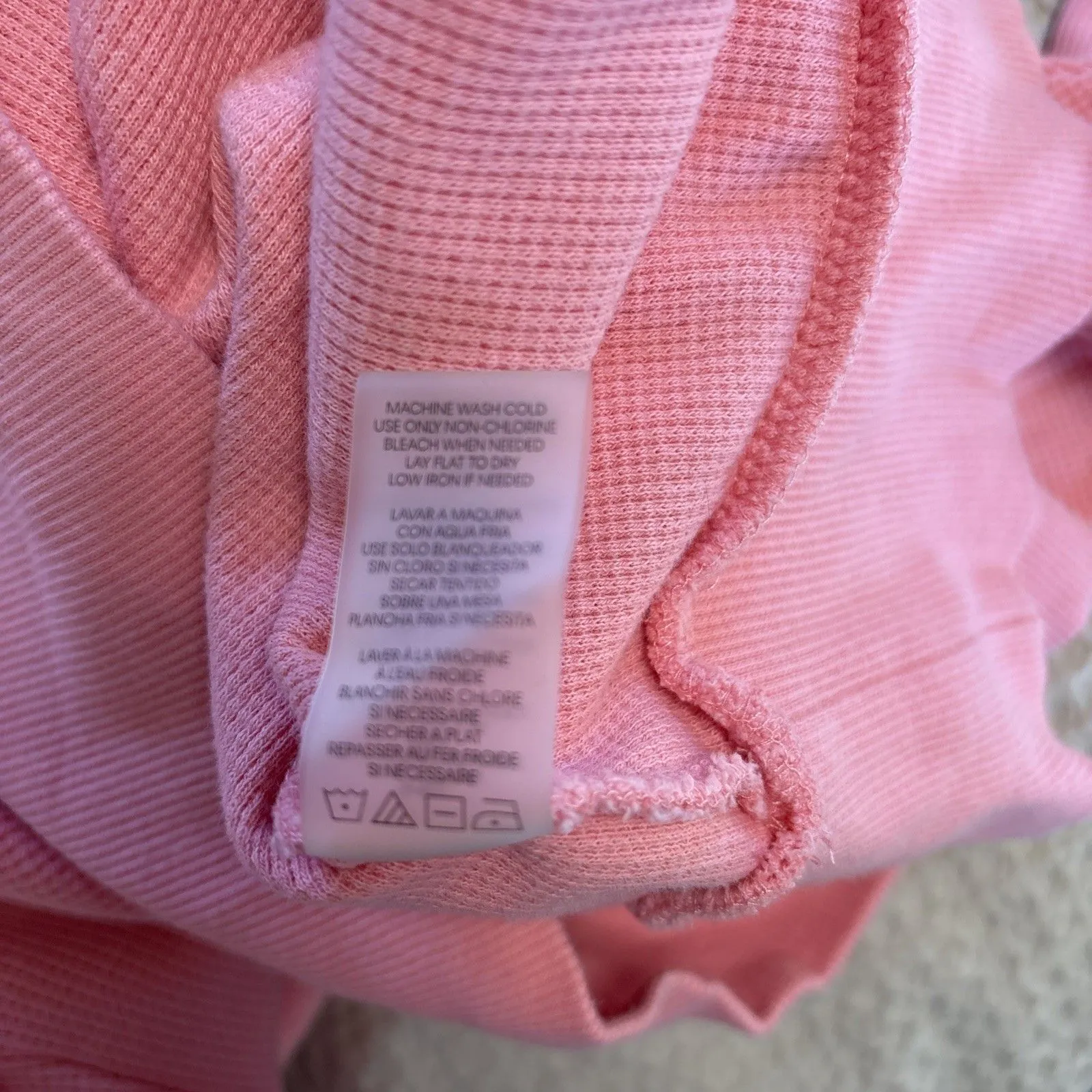 KARL LAGERFELD PARIS FLAMINGO Pink PUFFY SLEEVE RIBBED KNIT TOP & CHARMS Medium - Image 6