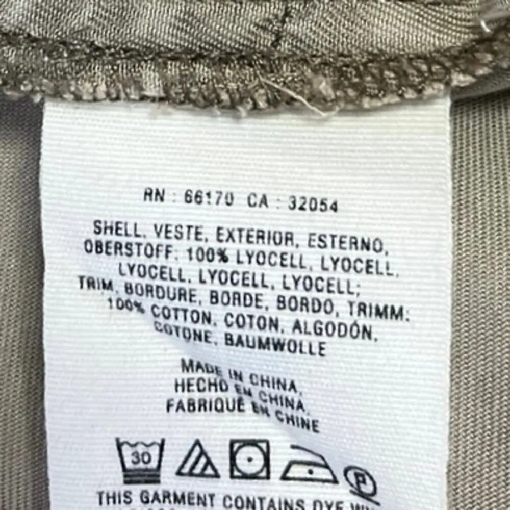 Anthropologie Hei Hei Tan Beige Long Sleeve V Neck Mid Length Coat Jacket Size M - Image 5