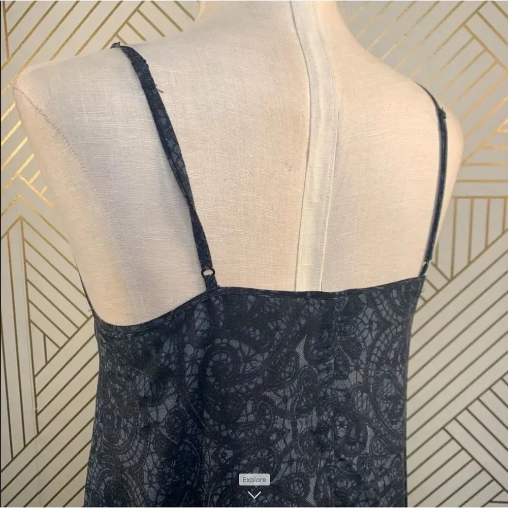 Aritzia Wilfred 100% Silk Camisole Lace Print‎ - Image 7