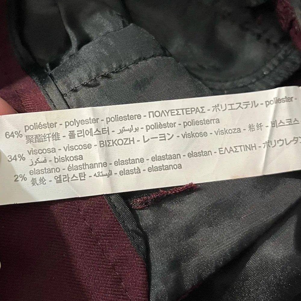 Zara Belted Skinny Cut Pants - Image 5