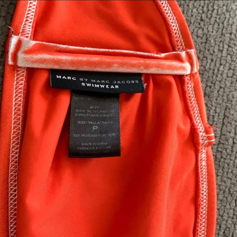 Marc by Marc Jacobs Bold Orange Bandeau Bikini Two Piece - Image 5