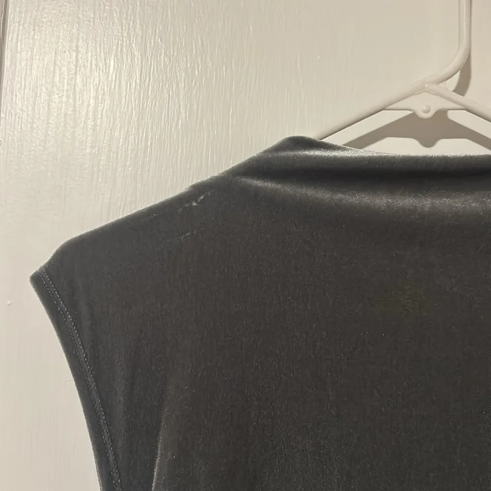 Reformation Alden Knit Dress Silver Velvet New Size Medium - Image 6