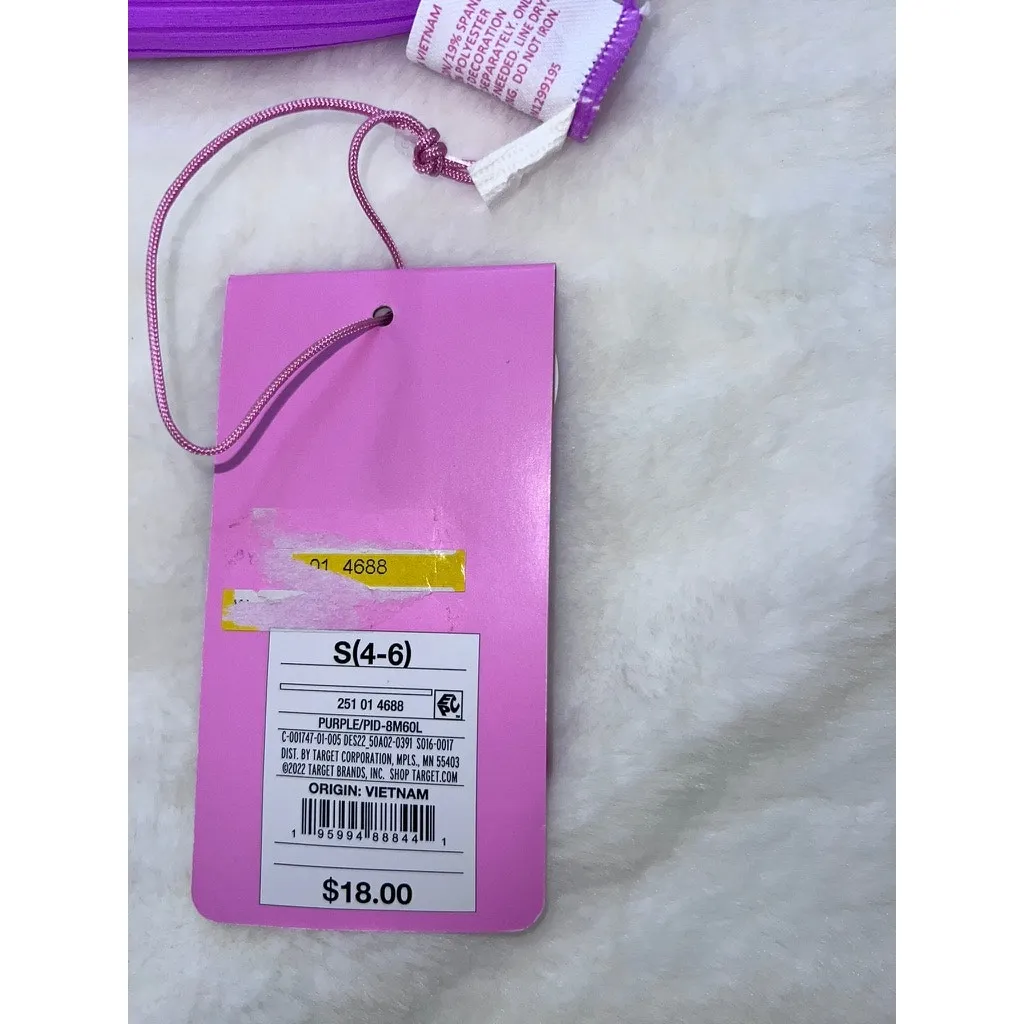 NWT Stoney Clover Lane Women's High-Waist Bikini Bottom Purple Size‎ Small - Image 4