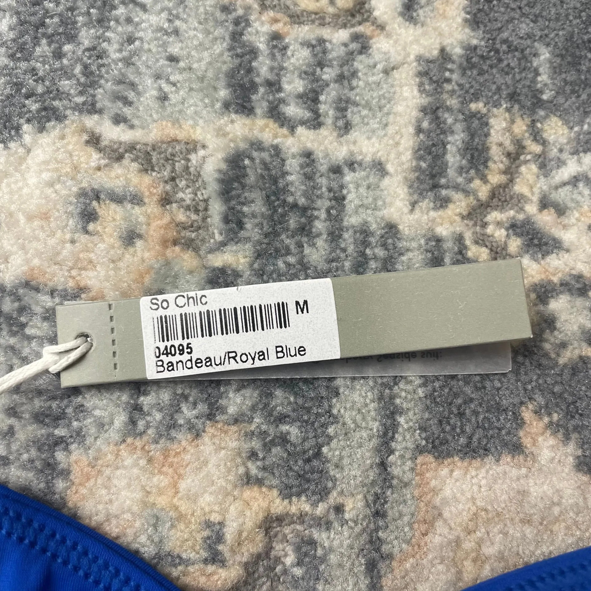 Gooseberry Intimates Royal Blue bikini top Size M - Image 5