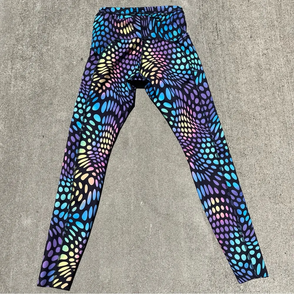 Nike Dri-FIT Run Division Women's Mid-rise Running Leggings Black Multi S NEW - Image 10