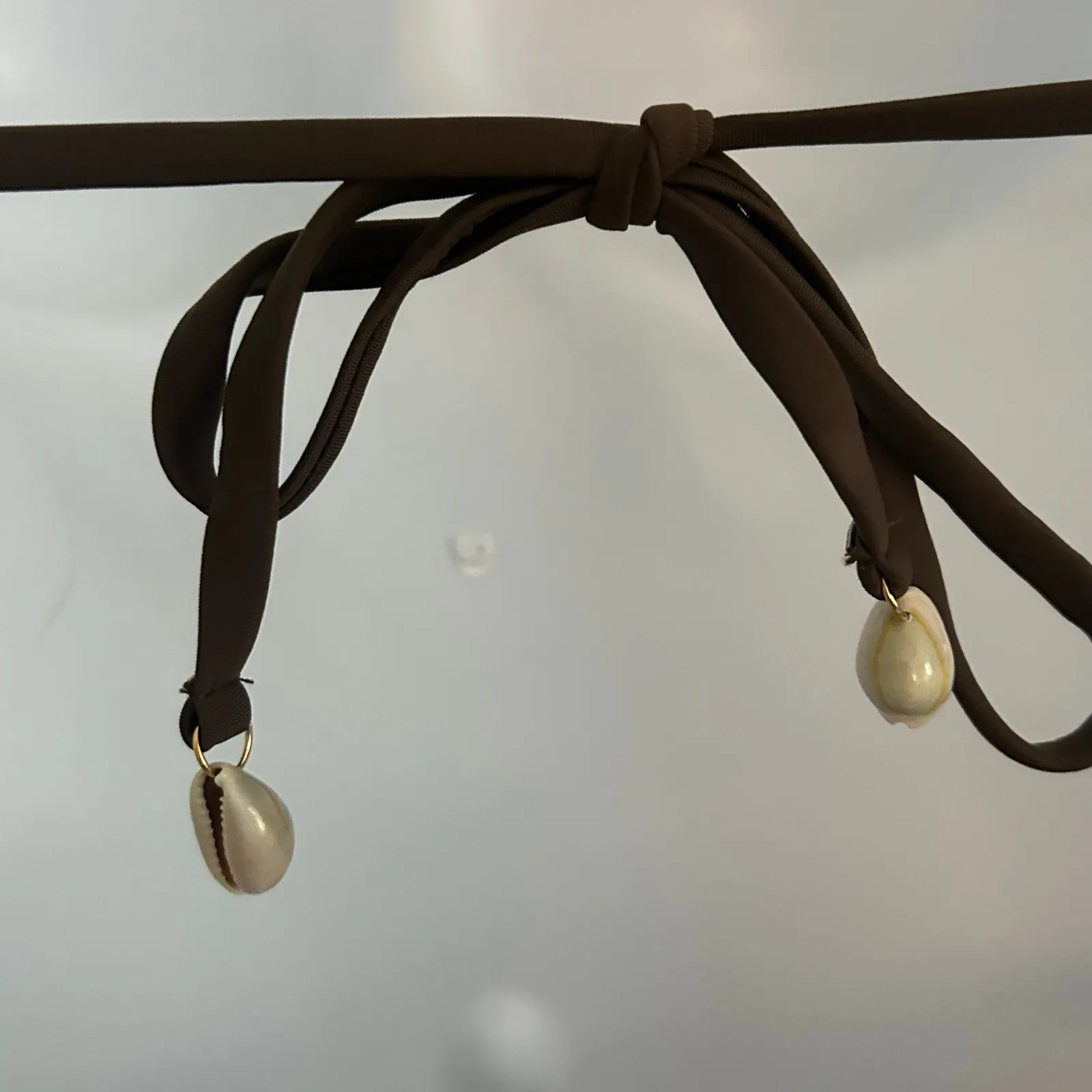 Zaful Two-Piece Crochet Triangle Padded Shell Detail String Bikini M Medium New - Image 8