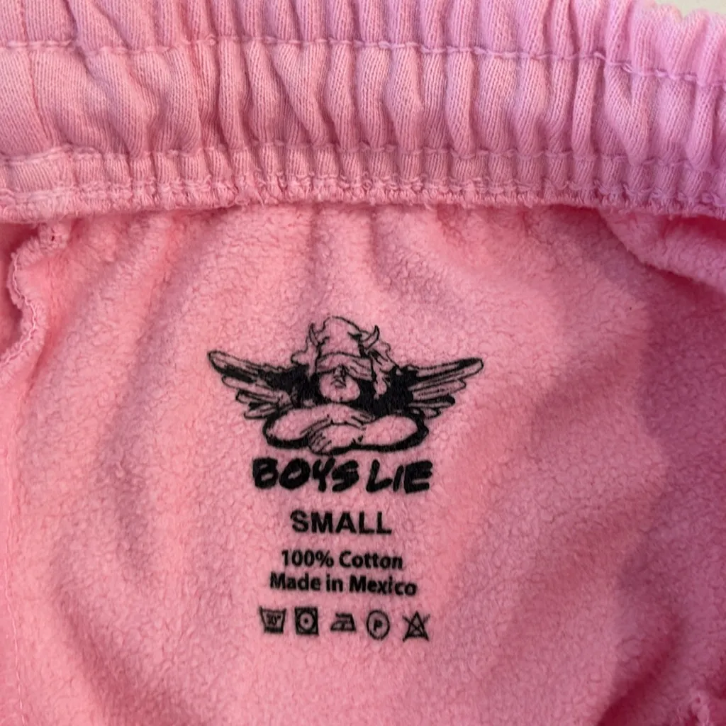 Boys Lie Classic V2 Sweatpants in Pink - Image 10