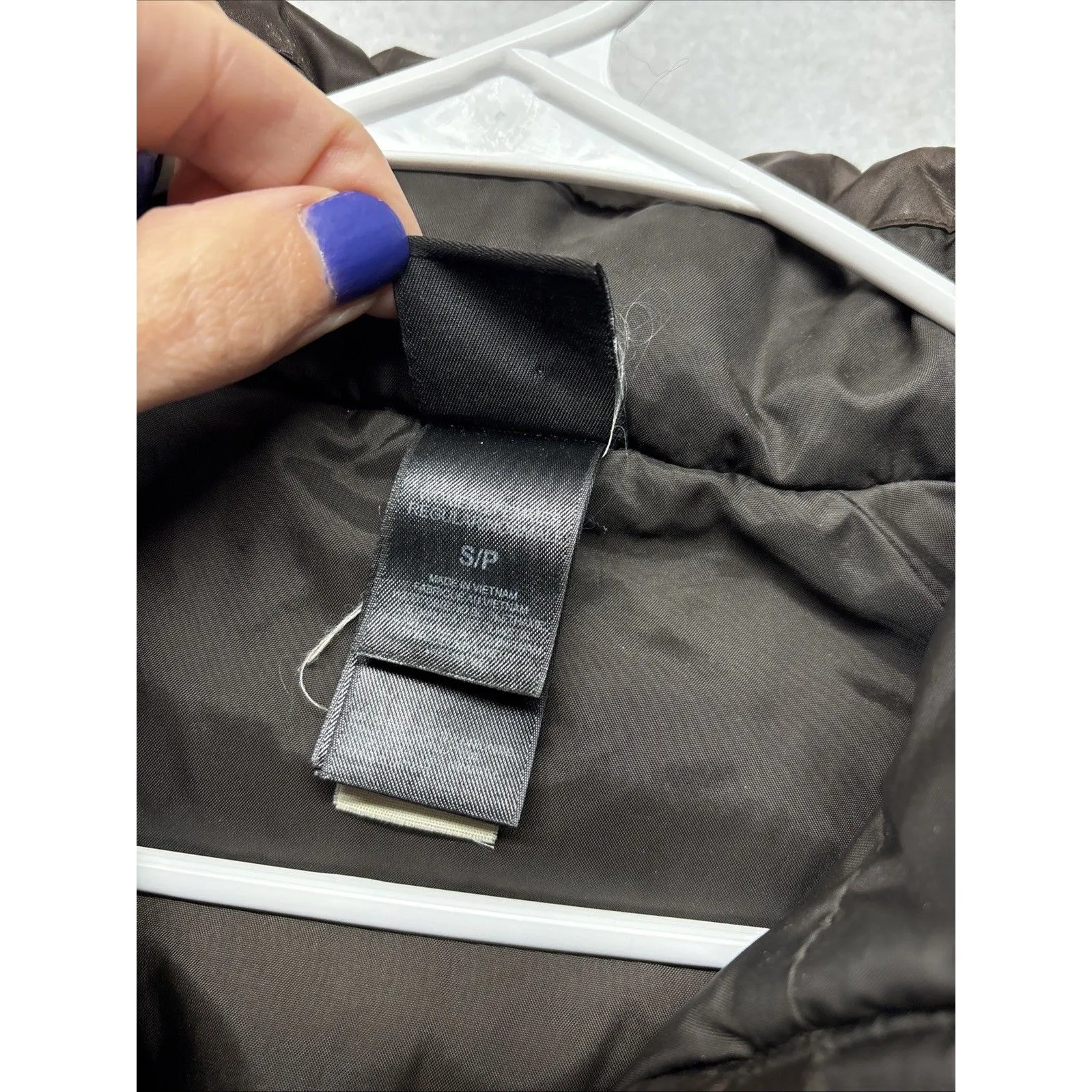 North Face Jacket Womens Small Brown 550 Down Puffer Quilted Winter Coat Warm - Image 3