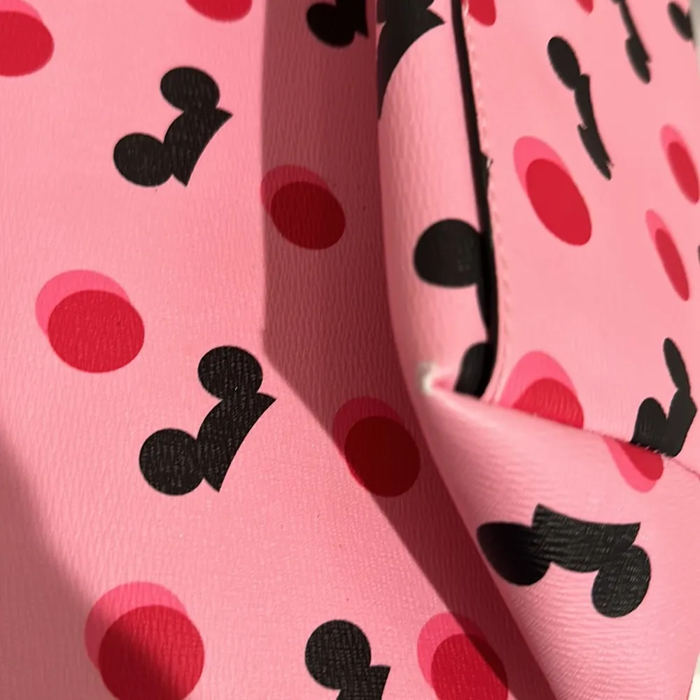 Kate Spade x Disney Disneyland Parks Pink Red Mouse Ear Hat Tote Handbag NEW - Image 10