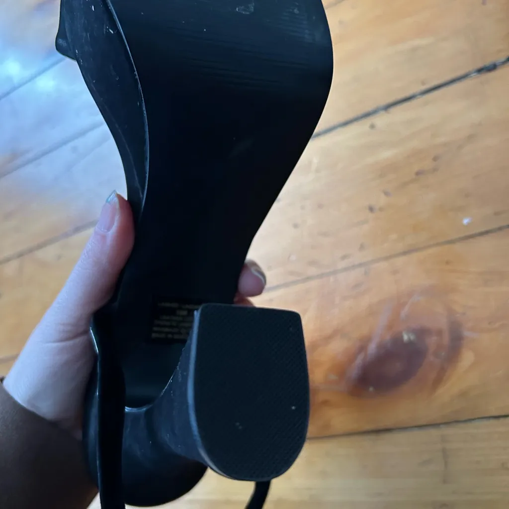 STEVE MADDEN Lashed Heels | Women's Size 10 | Black platform - Image 6