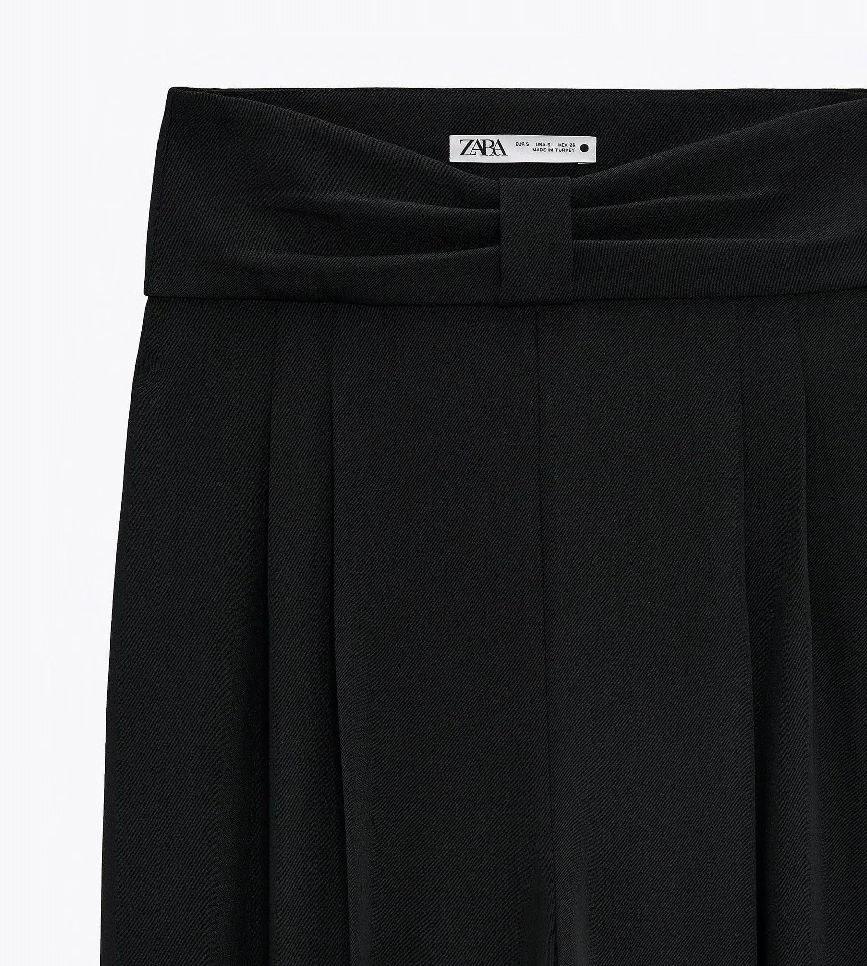 Black High Waisted Draped Pants Limited Edition - Image 3