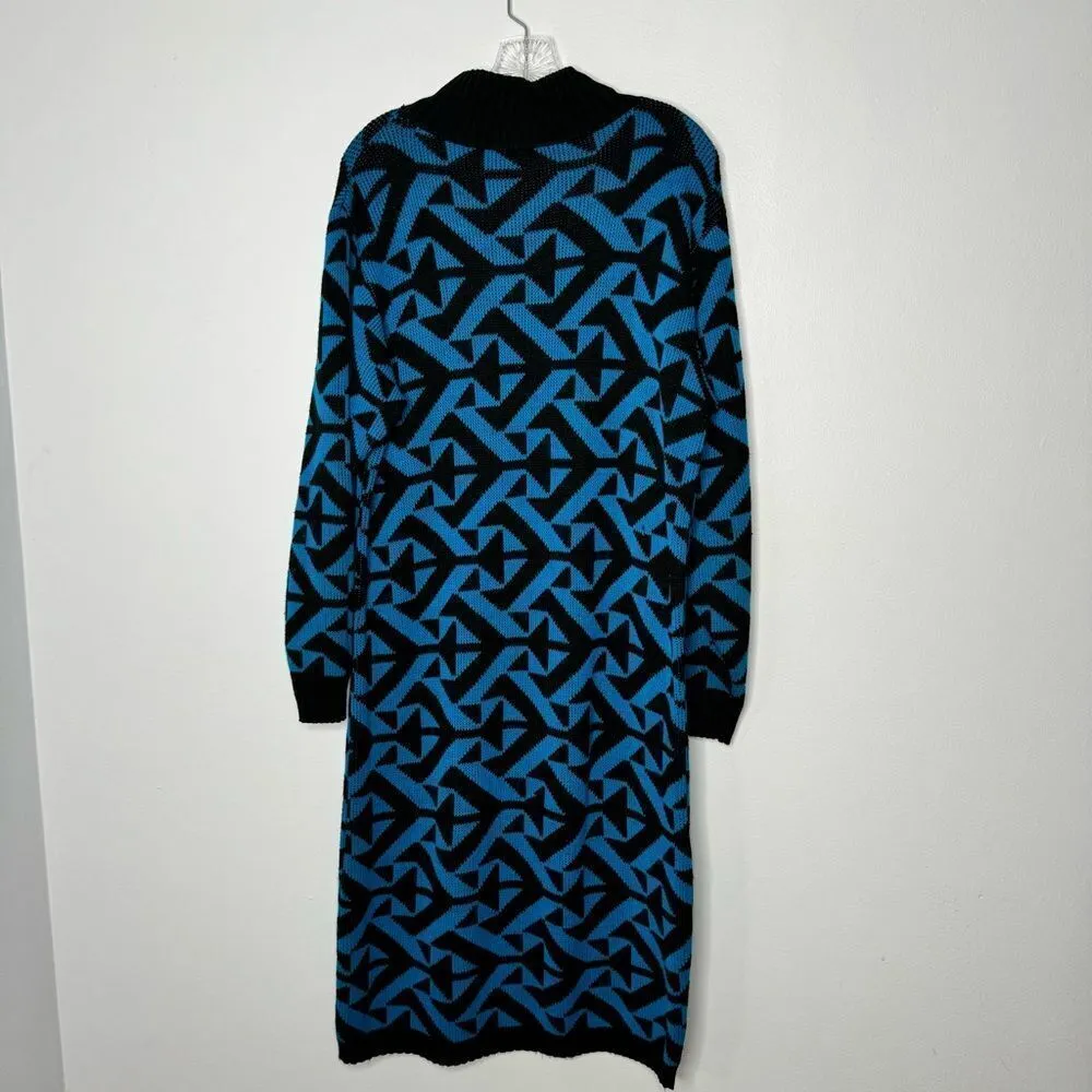Vintage DLS international sweater dress size large Blue - Image 6