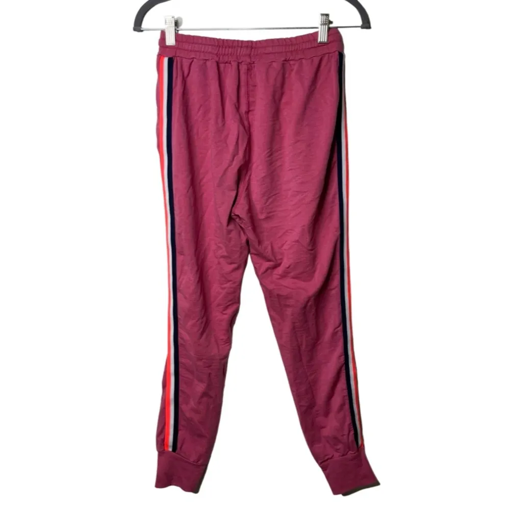 Sundry raspberry pink jogger sweats stripe side panels sz 1 - Image 2