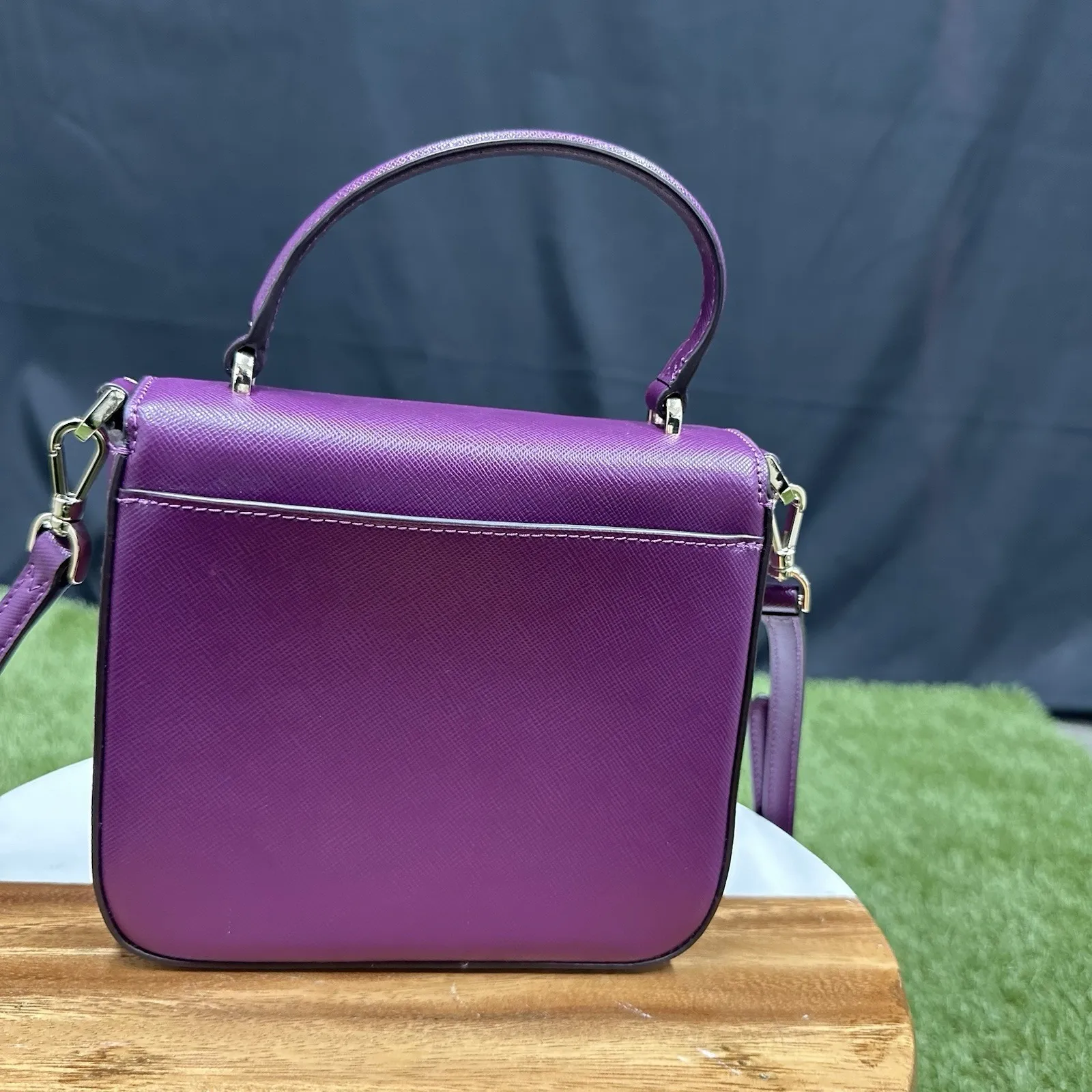 Kate Spade Staci Square‎ Crossbody Plum Pie - Image 4