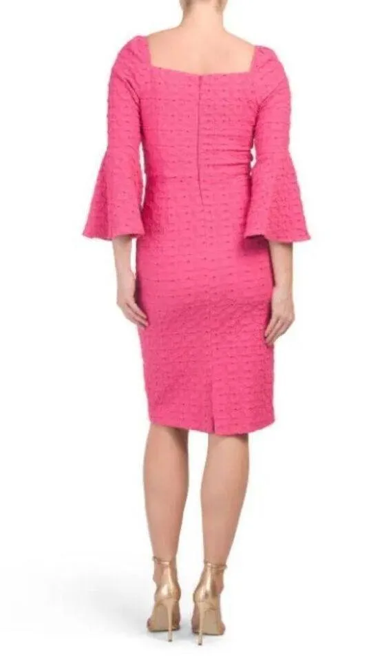 Trina Turk Favor Bell Flare Sleeve Dress - Image 2