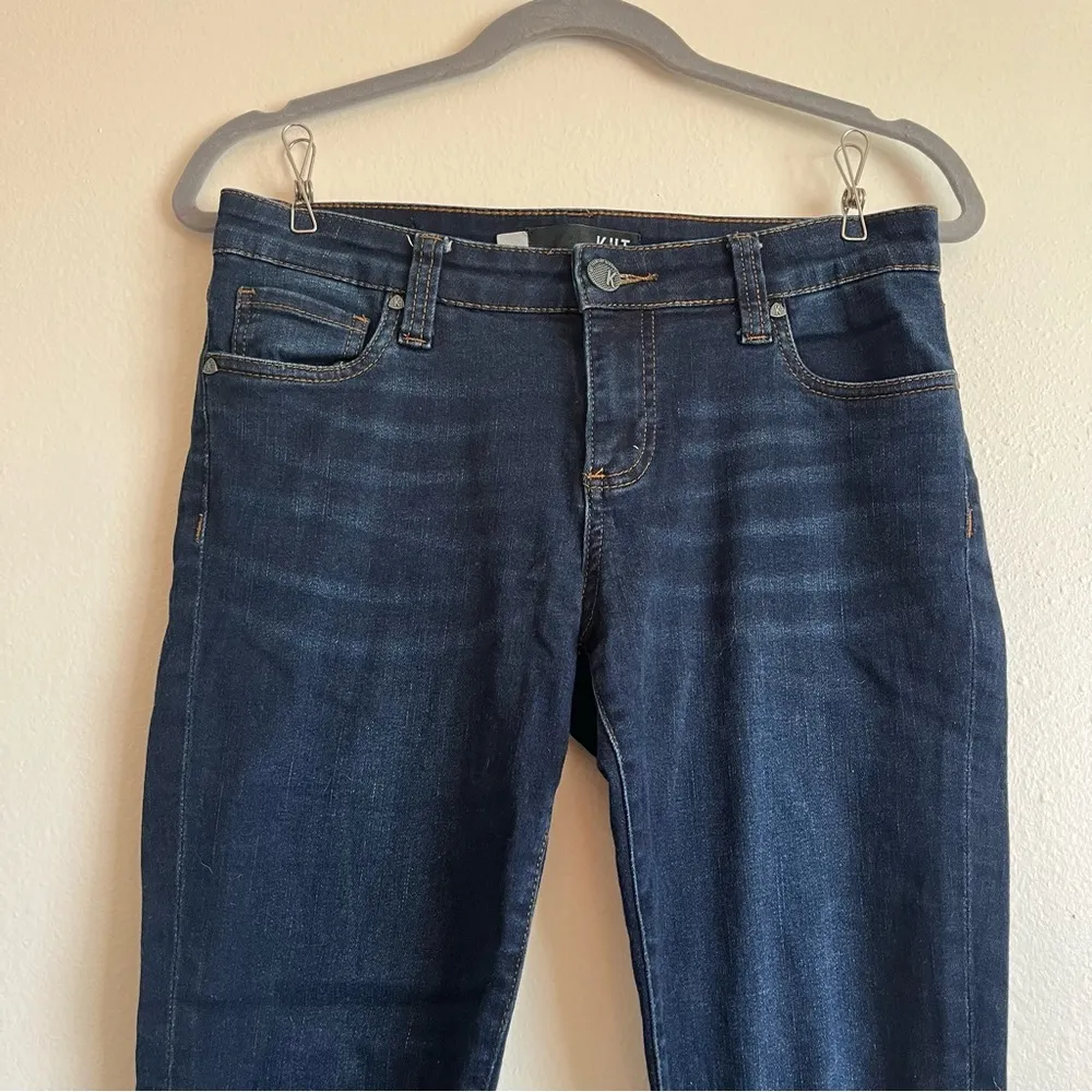 Kut from the Kloth Connie Raw Hem Ankle With Zipper Skinny Jeans Size 4 - Image 6