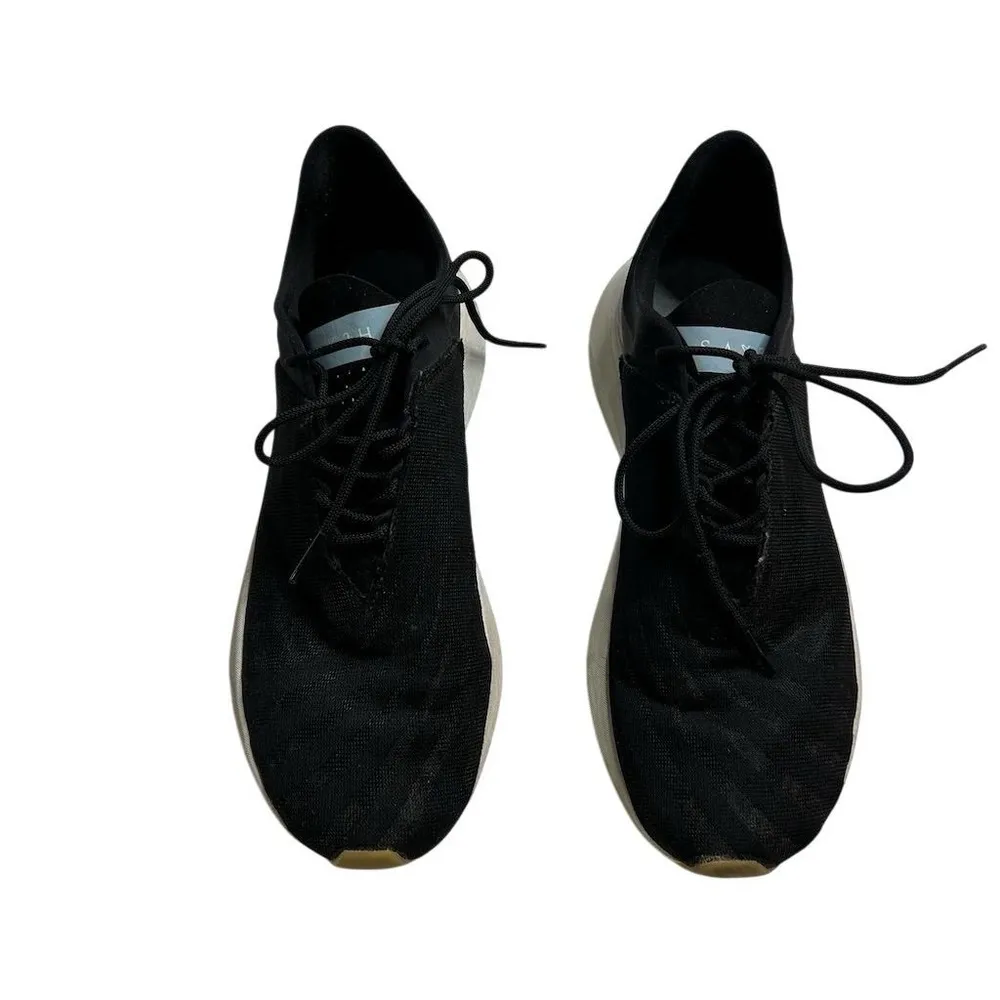 Saysh One Women's Black Sneakers Size 6 Lightweight Casual Shoes - Image 11