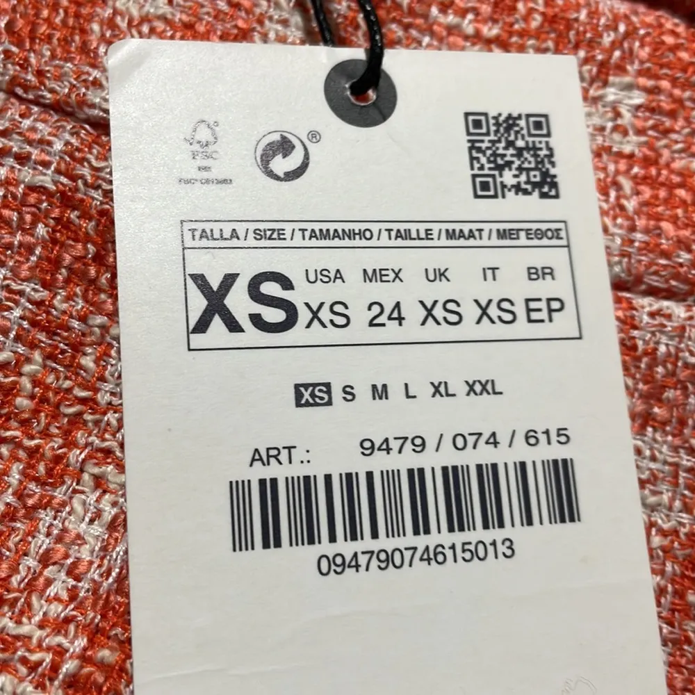 NWT ZARA TEXTURED HIGH WAISTED BLOGGERS FAV PLEATED SKIRT XS - Image 6