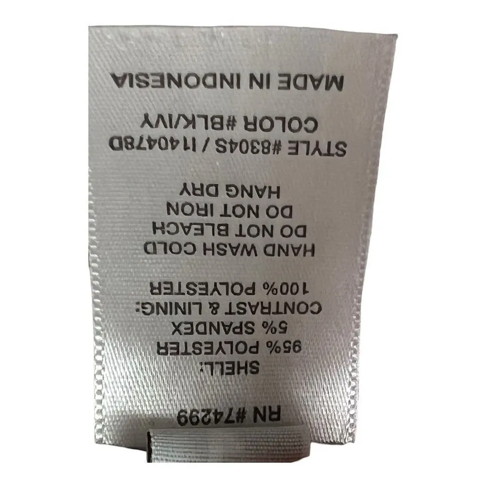 EnFocus Studio black white dress butterfly sleeve mini V-neck party size 4. - Image 8