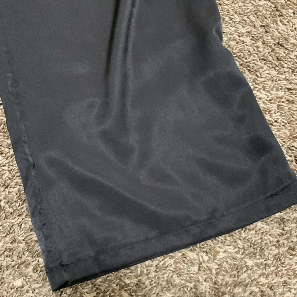 Princess Polly xx women silk like high waisted ankle wide leg trouser pant sz 10 - Image 7