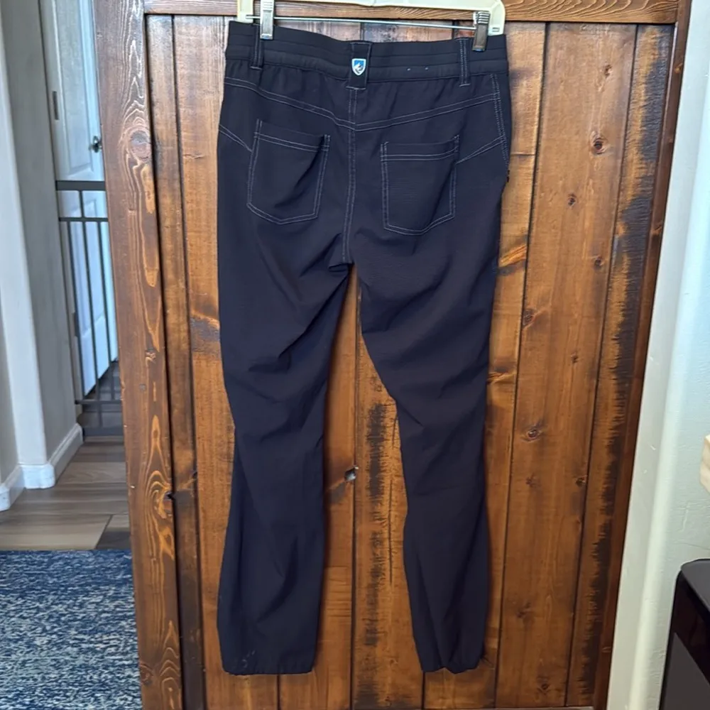 Kuhl Freeflex Move Pants Women's 8R Black Drawstring Hiking Lightweight - Image 4