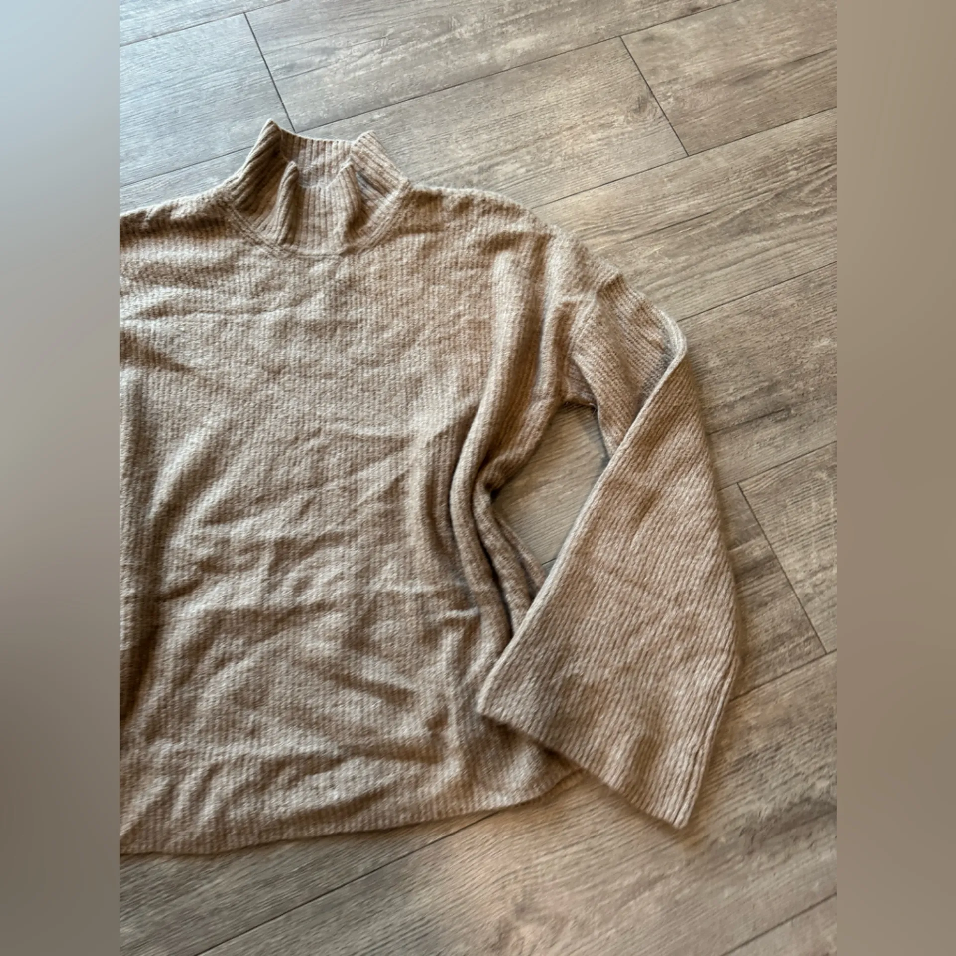 French Connection  Tan Knit Sweater - Image 8