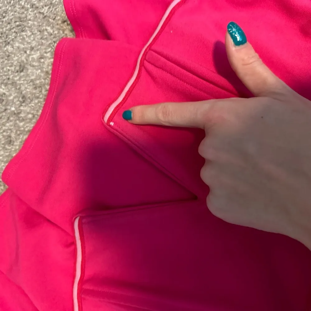 Revolve NBD X NAVEN Bright Barbie Pink Boned Bodice V Cut Mini Dress Sz Medium - Image 15