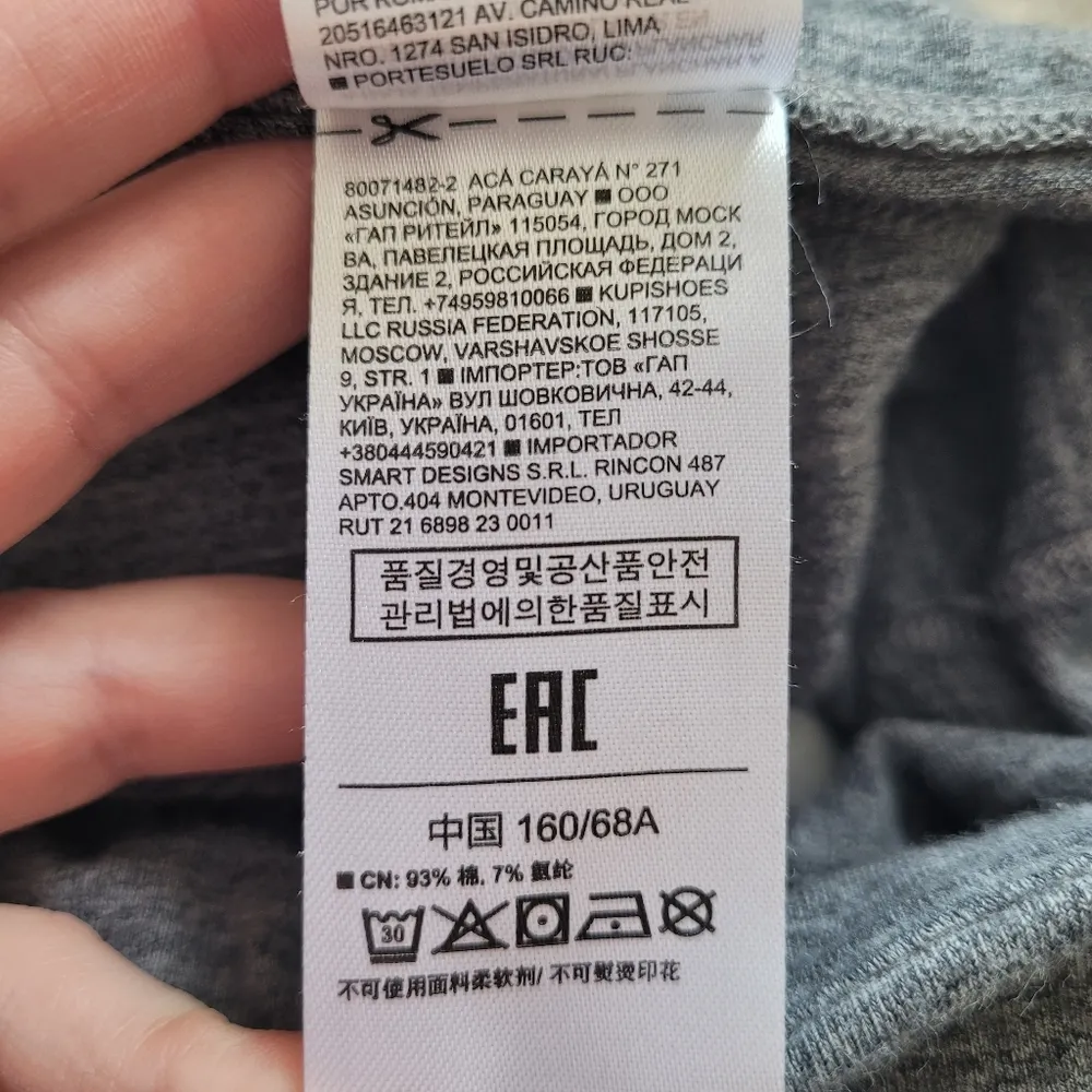 GapFit Heather Gray High Waist Capri Length Yoga Pants - Image 11