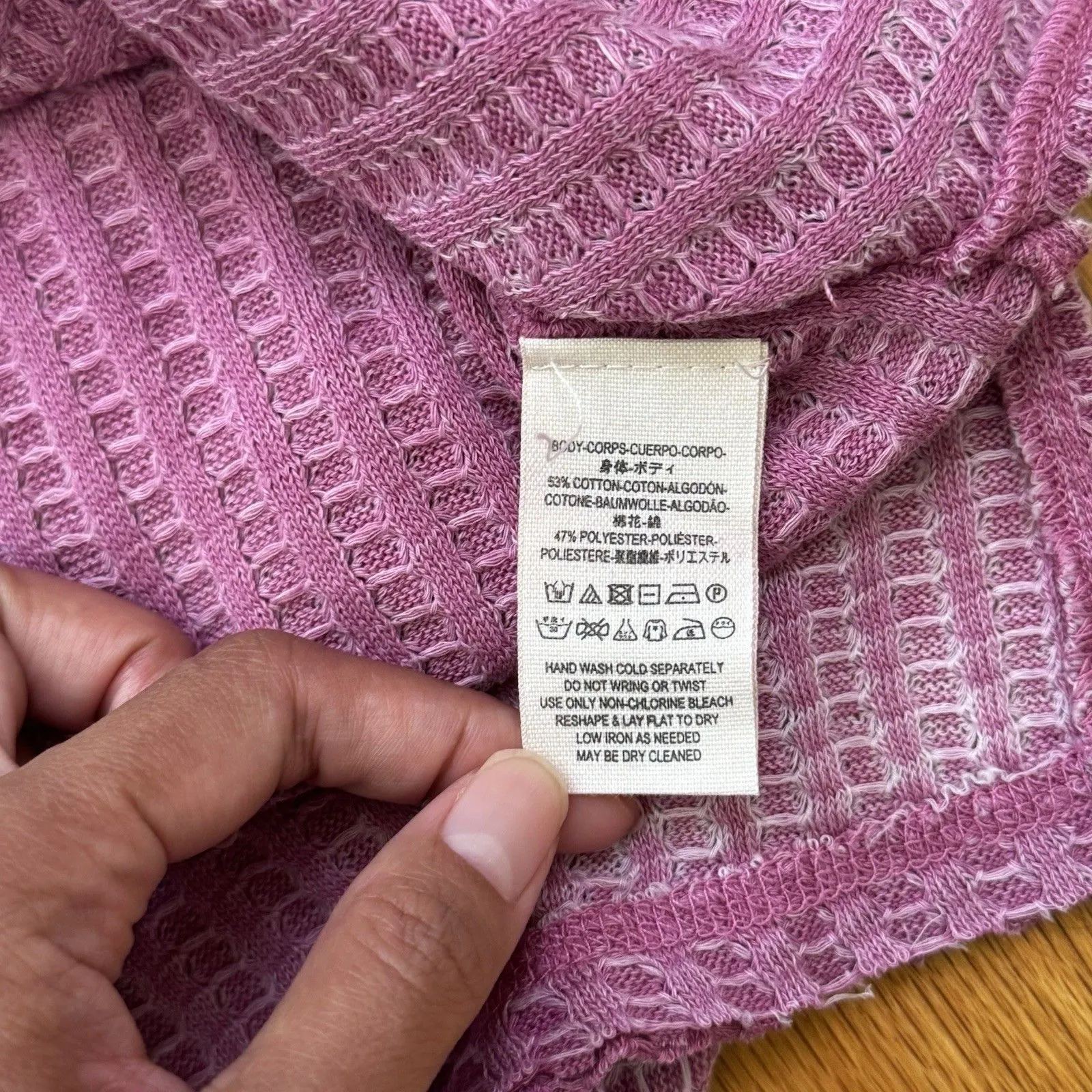 We The Free Free People Women’s Wildcat Thermal Top Wild Orchid Purple Size XS - Image 13