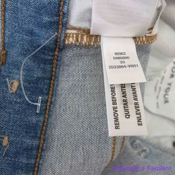NEW Madewell‎ Kick Out Crop Jeans in Cherryville Wash: Raw-Hem Edition, 33 - Image 14