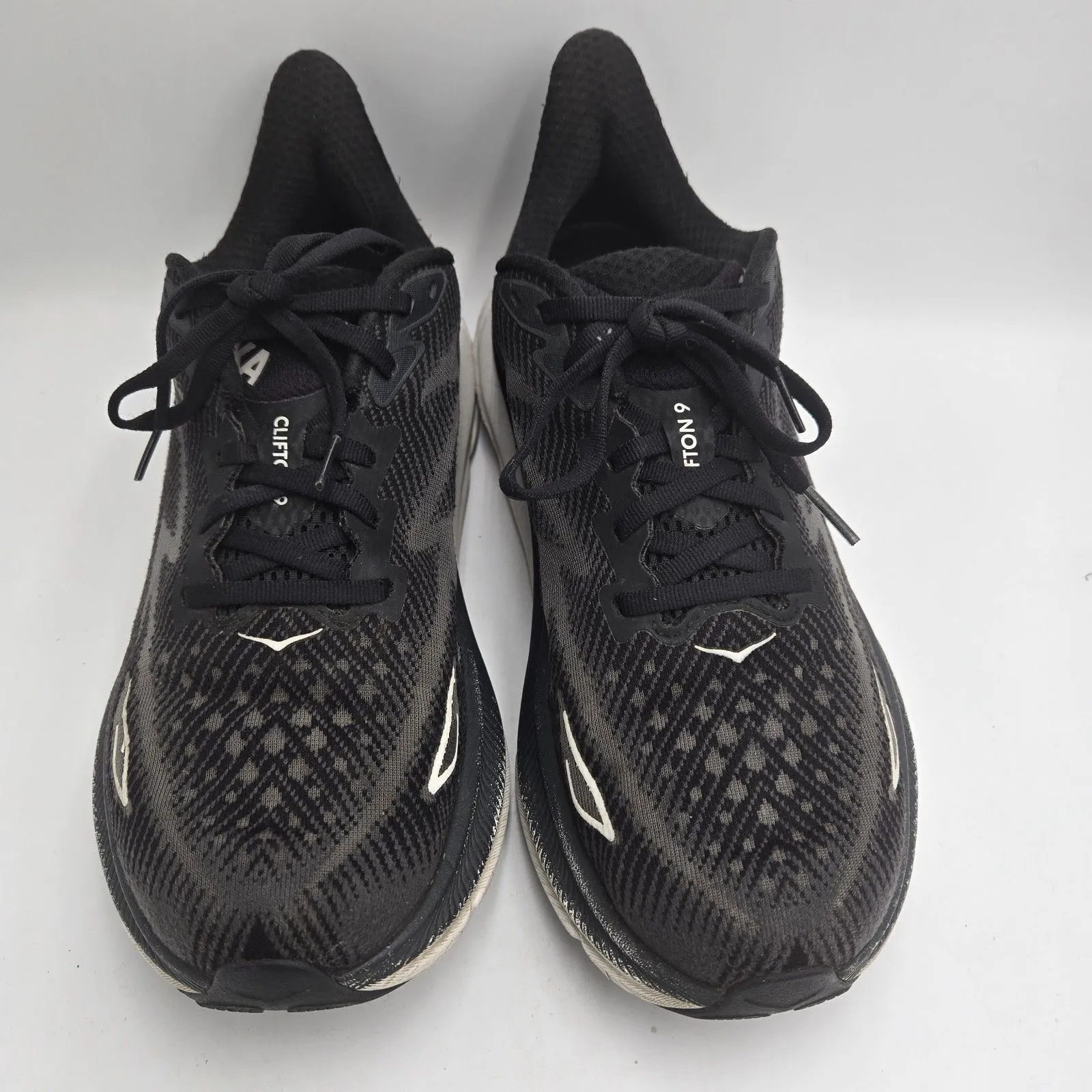 HOKA Clifton 9 Women’s 9.5D Wide Black Running Shoes Lightweight Comfort Road Size 9.5 - Image 2