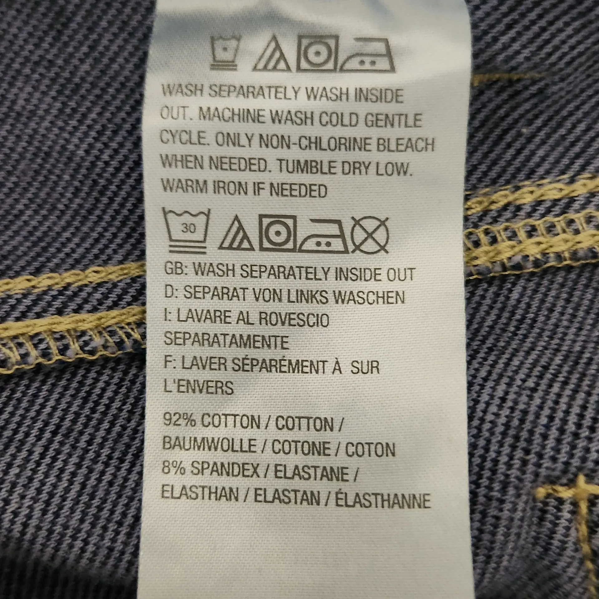 Belle by Kim Gravel Dark Wash Cropped Jeans Size 10 Belle by Kim Gravel Denim Blue - Image 9