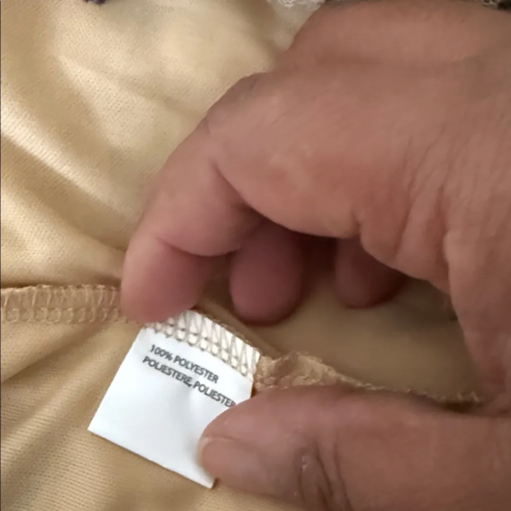 Anthropolgie BLUE TASSEL SLEEVELESS V-NECK TEXTURED MINI DRESS, size XL - Image 7