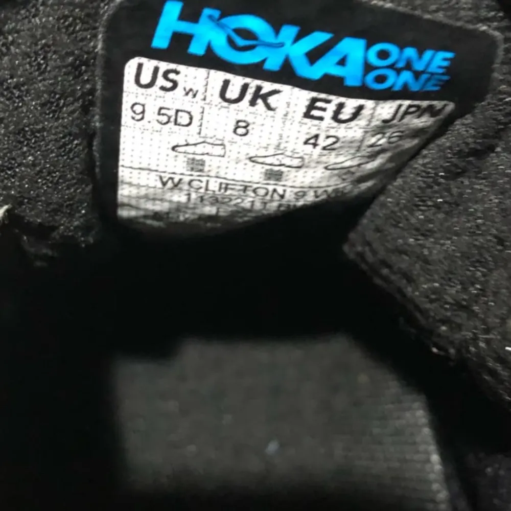 Hoka Clifton 9 Black Running Shoes - Image 8