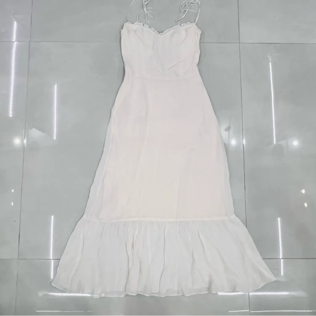 Reformation Enya Midi White Dress - Image 9