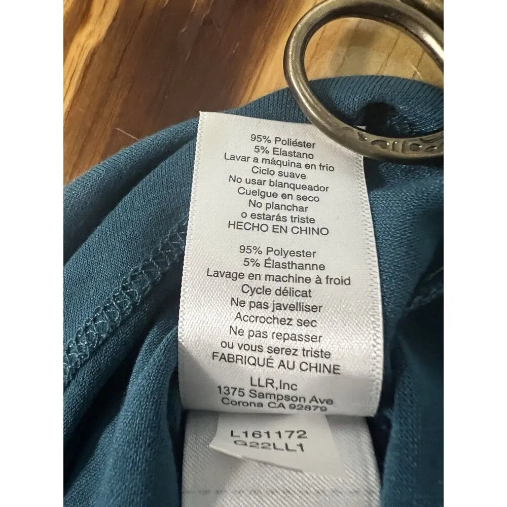 LuLaRoe Size 3XL Top V-Neck Teal ISH T-Shirt Tee Short Sleeve Loungewear Stretch - Image 8