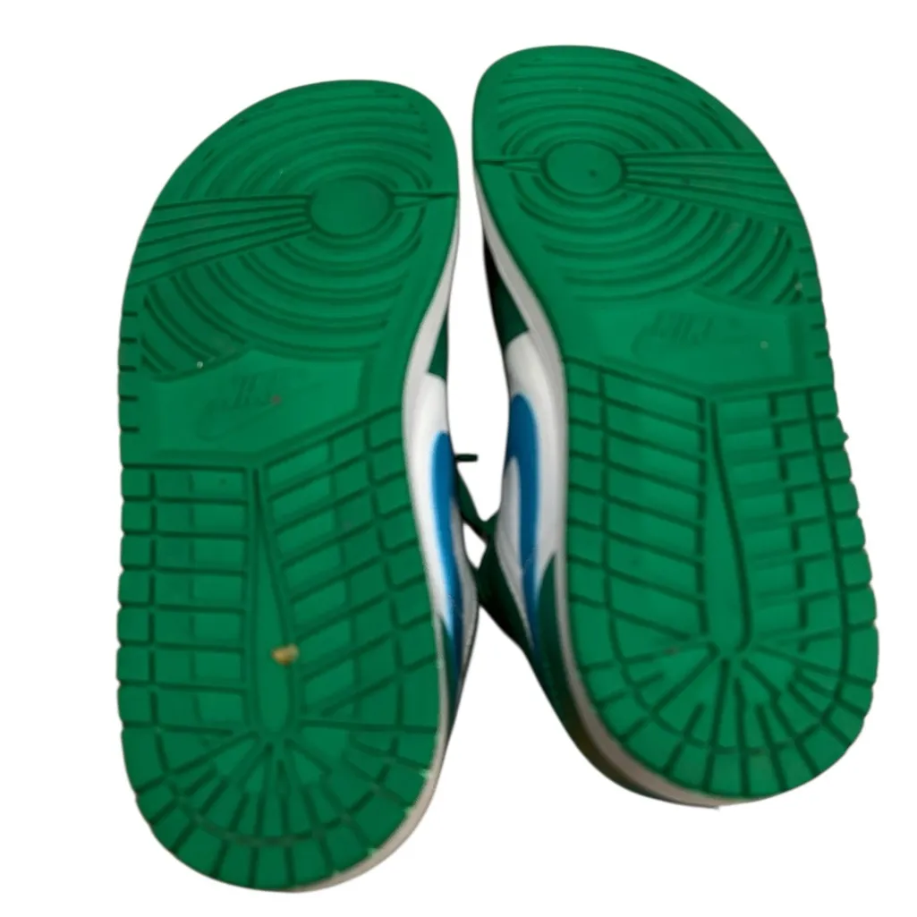 DC0774-304 Nike Air Jordan 1 Low Lucky Green Aquatone Blue Turquoise (Women's) - Image 6