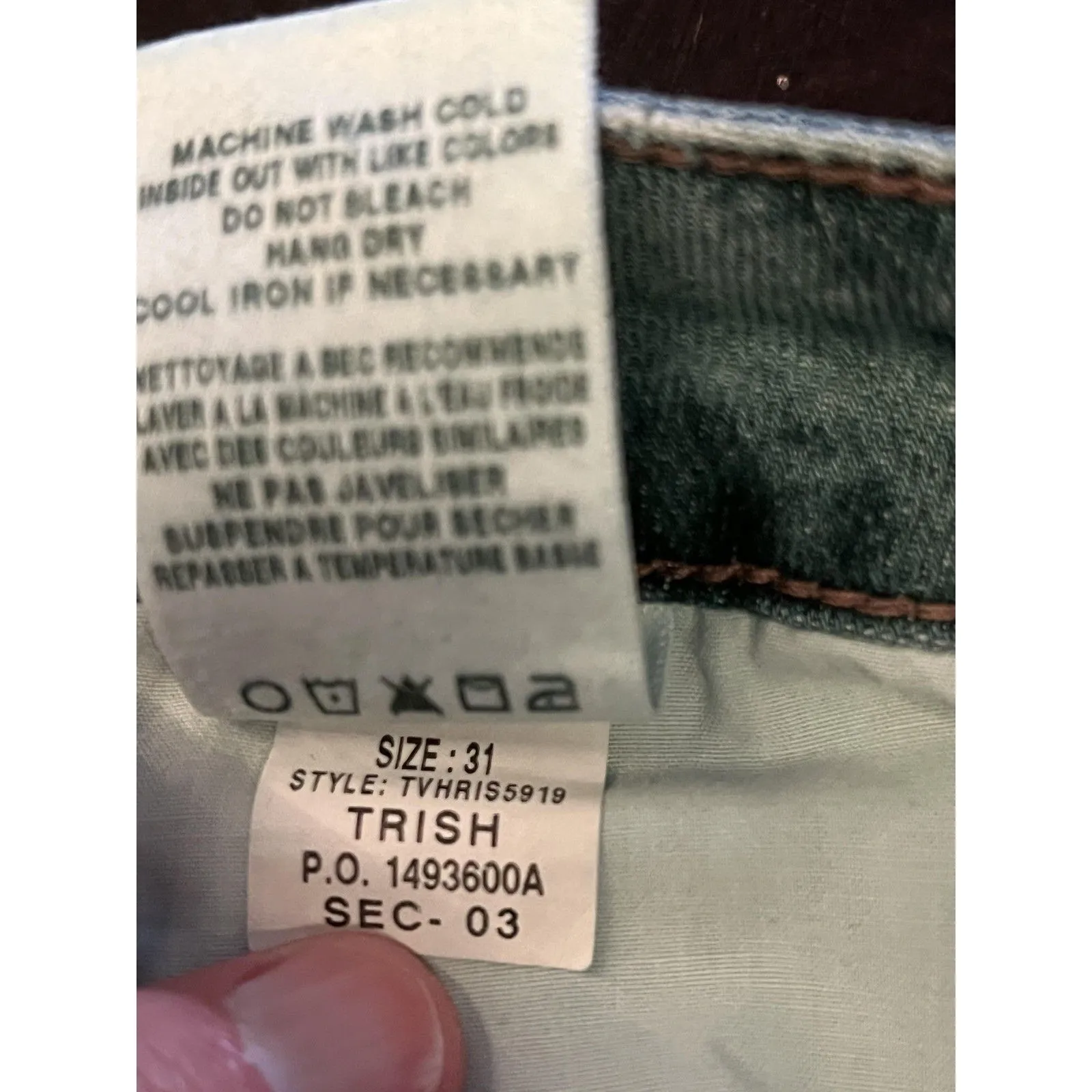 Joe's Jeans Shorts Womens 31 Blue Distressed Denim Cutoff Frayed Hem Trish - Image 6