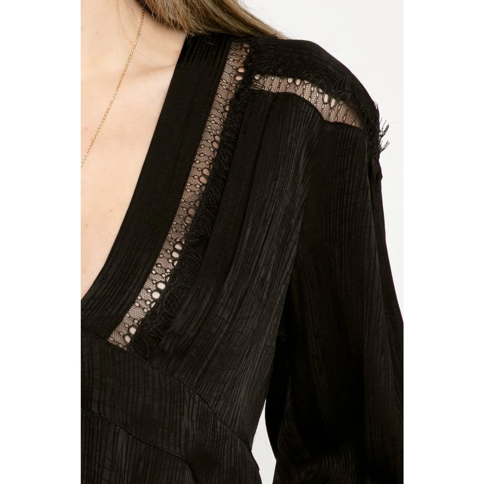 IRO Bahri Lace Inset Top Size 8 New with‎ Tags - Image 4