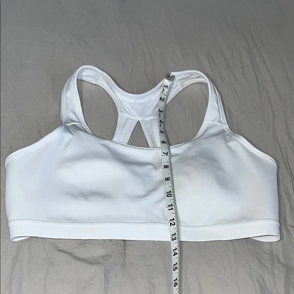 Avia White Seamless Sports‎ Bra with Racerback Design - Image 6