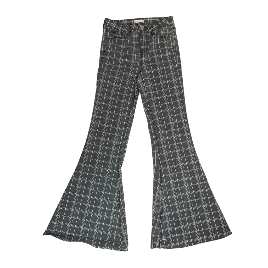 Altar’d State size 25‎ Plaid Flare Jeans - Image 2