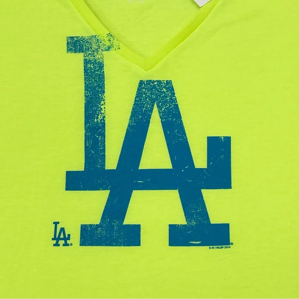 Los Angeles LA Dodgers MLB Baseball Neon Graphic Logo G - Image 2