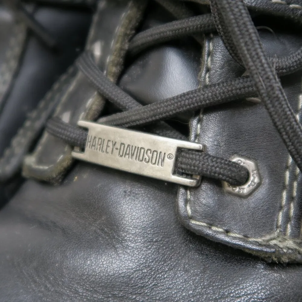 Harley Davidson Women's Tegan Lace up Boots Black Size 8.5 - Image 12