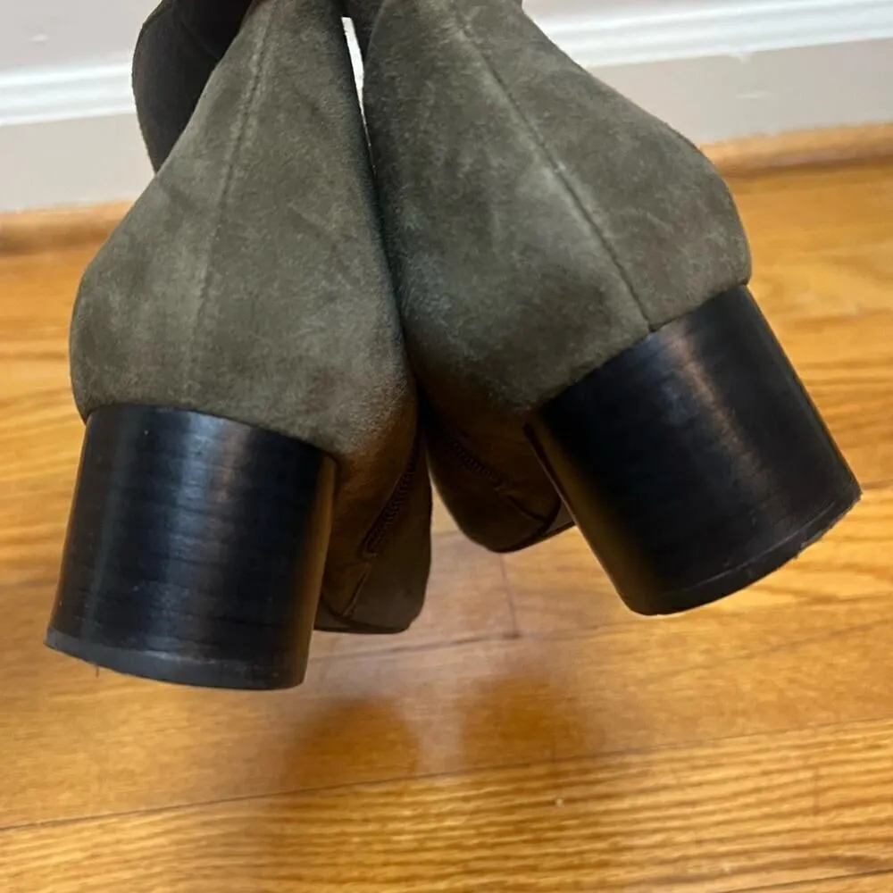 Shoe the Bear Aye Green Suede Ankle Boots Sz. 37 (US 6 - Image 5