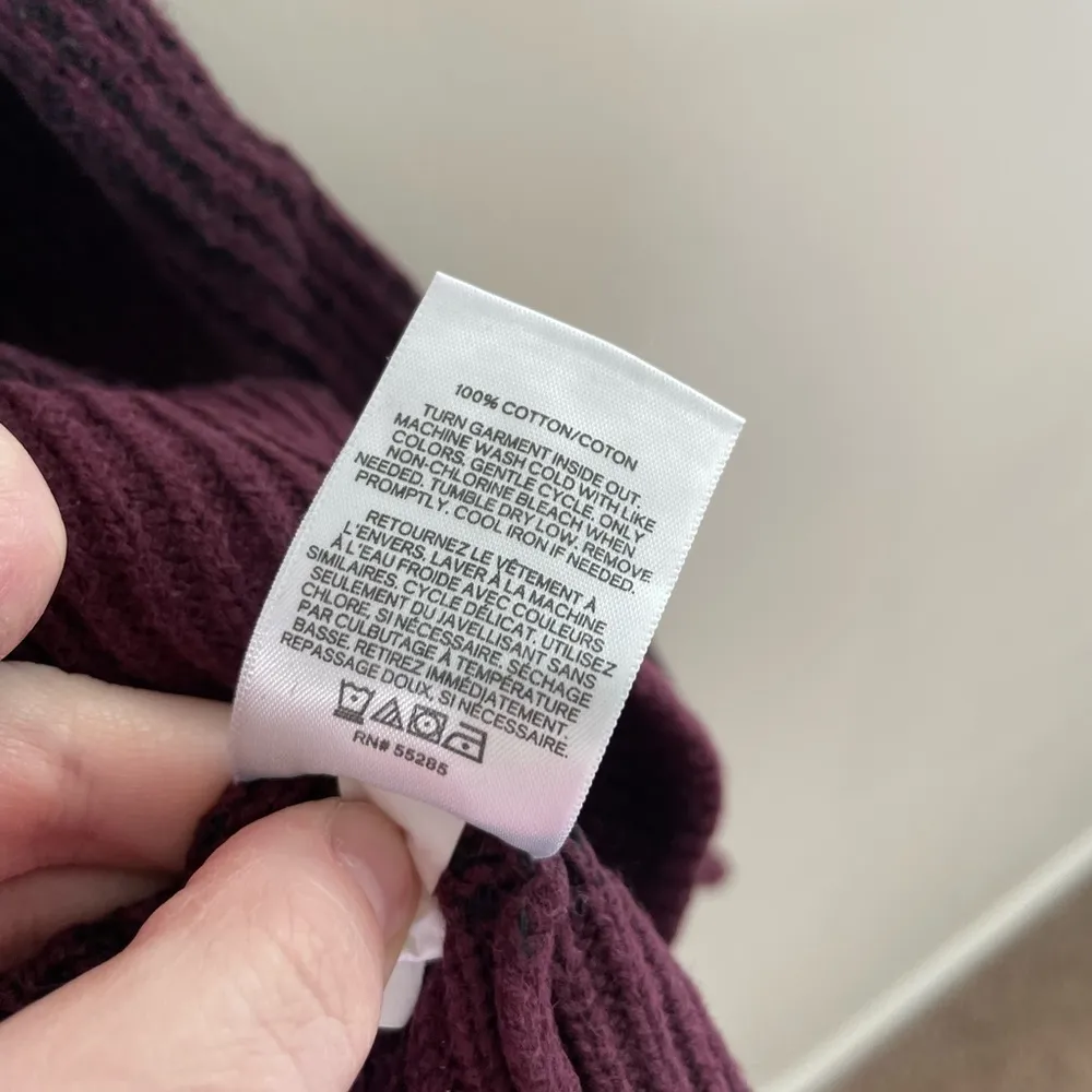 Express Burgundy Sweater Men's Large - Image 3