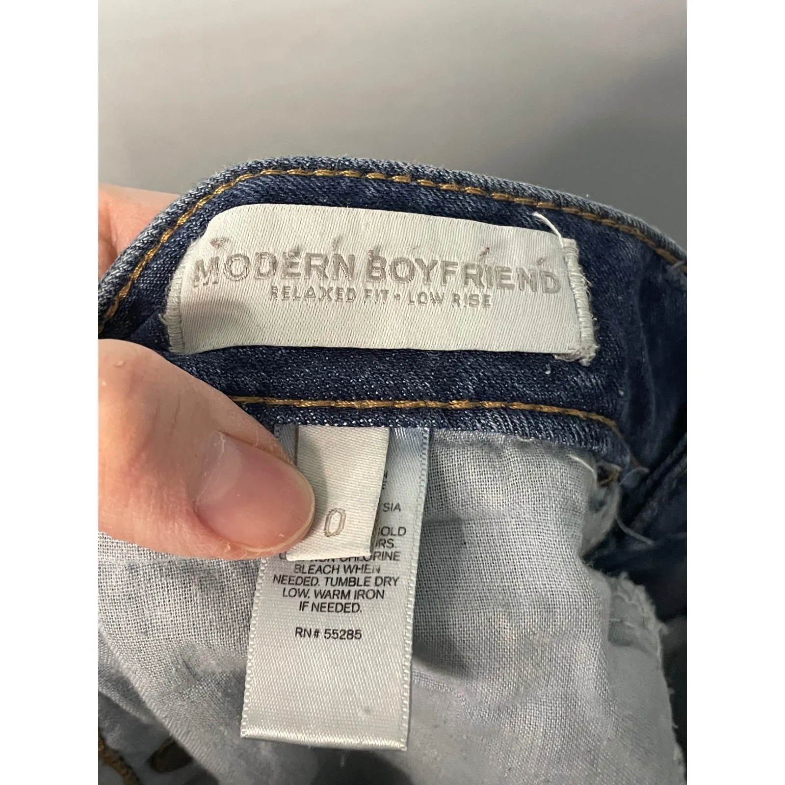 Express Womens Mid Rise Distressed Cuffed Jeans Blue Size 0 - Image 10