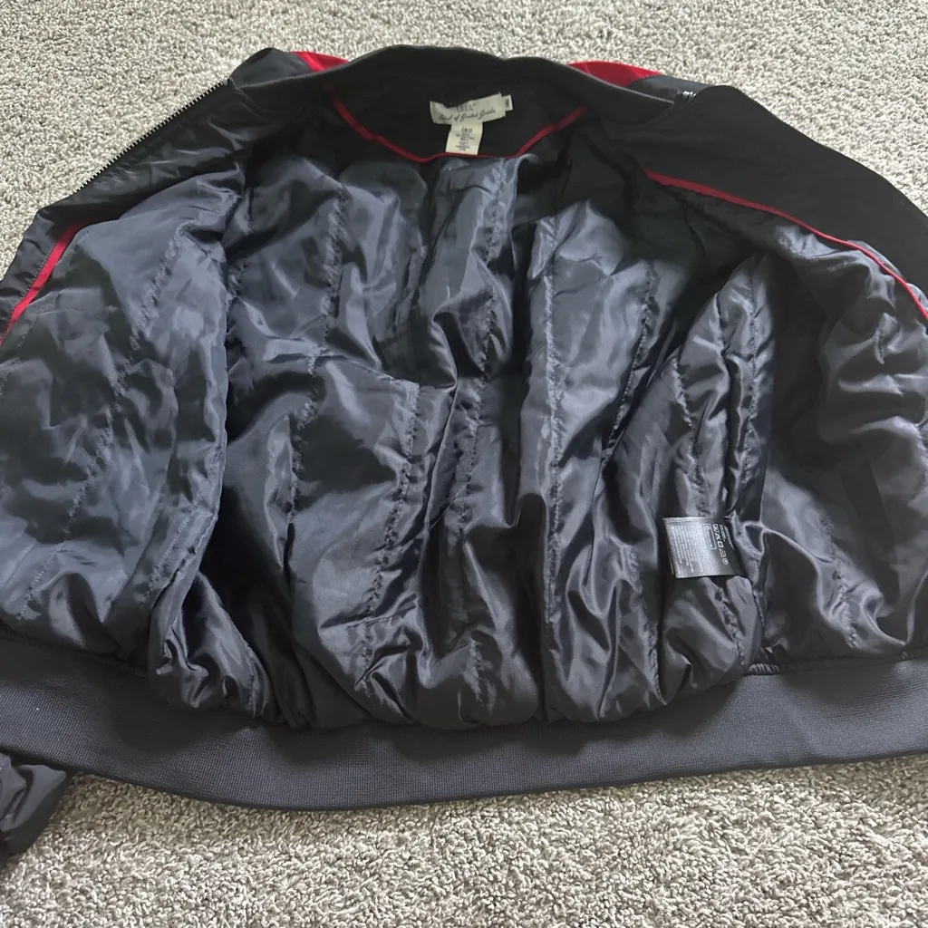 H&M  Black and Red Bomber Jacket - Image 5
