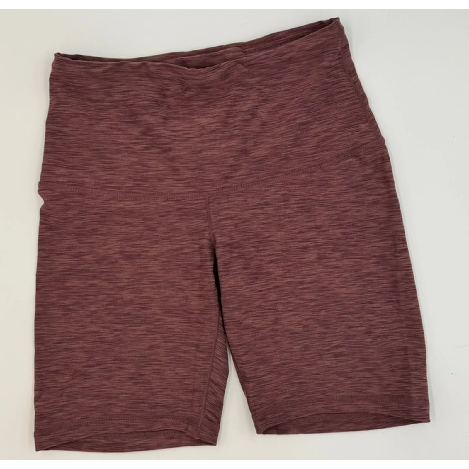 prAna Kimble Short M Flannel Heather High Rise Yoga Biker Shorts NWT - Image 2