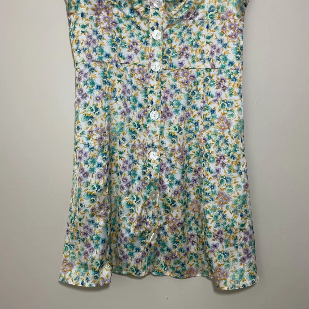 Zara Floral Mini Dress - Image 3